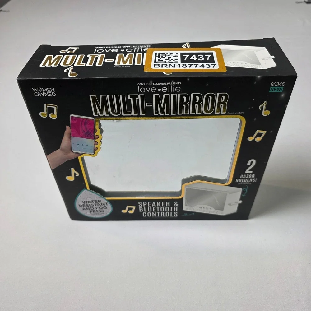 Love Ellie Multi-Mirror Brigette Bluetooth‎ Speaker Fog Free Razor Holder